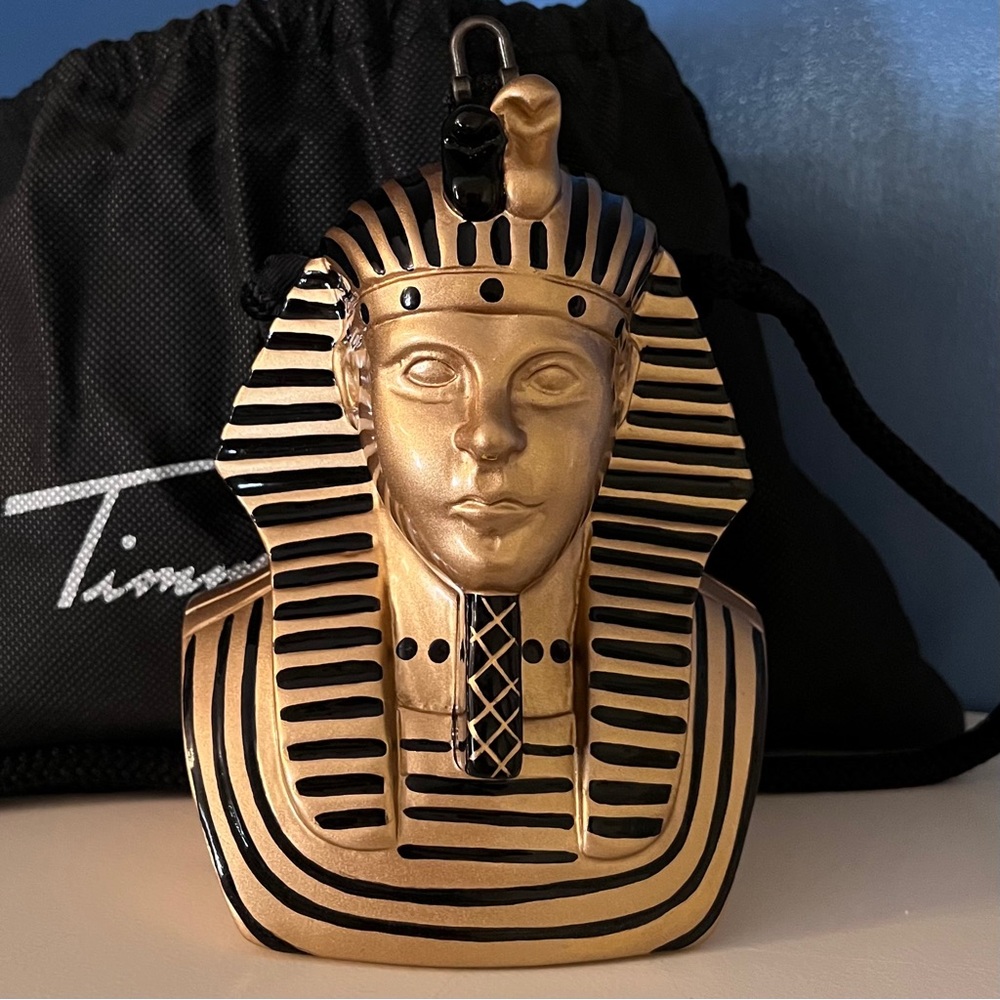 Timmy Woods Vintage 90’s King Tut Pharaoh Gold and Black Purse RARE